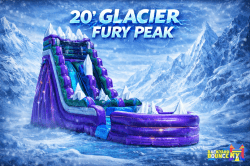 20' Glacier Fury Peak Water Slide