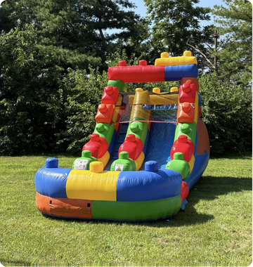 Inflatable water slide