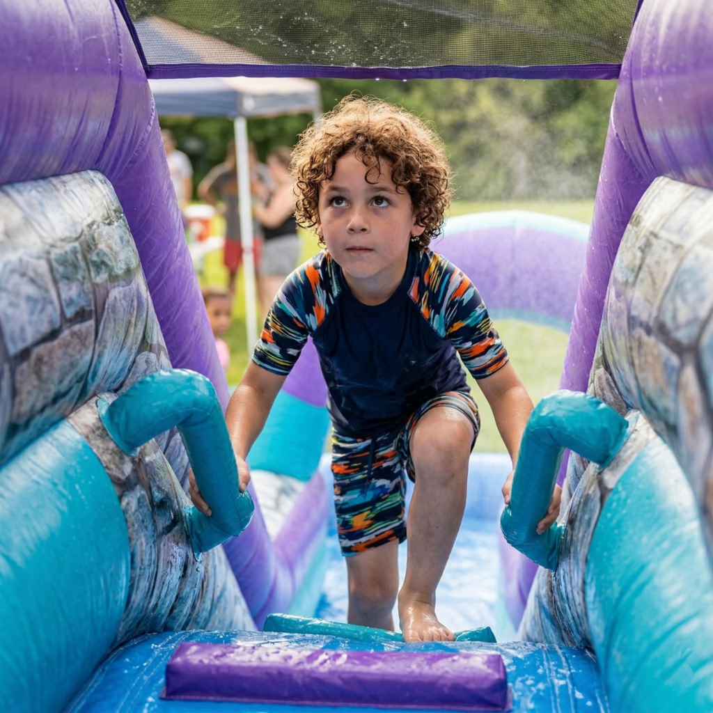 frankfort water slide rentals from backyard bounce ky