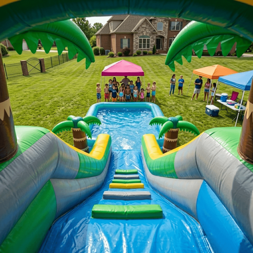 rent a water slide in geogetown ky
