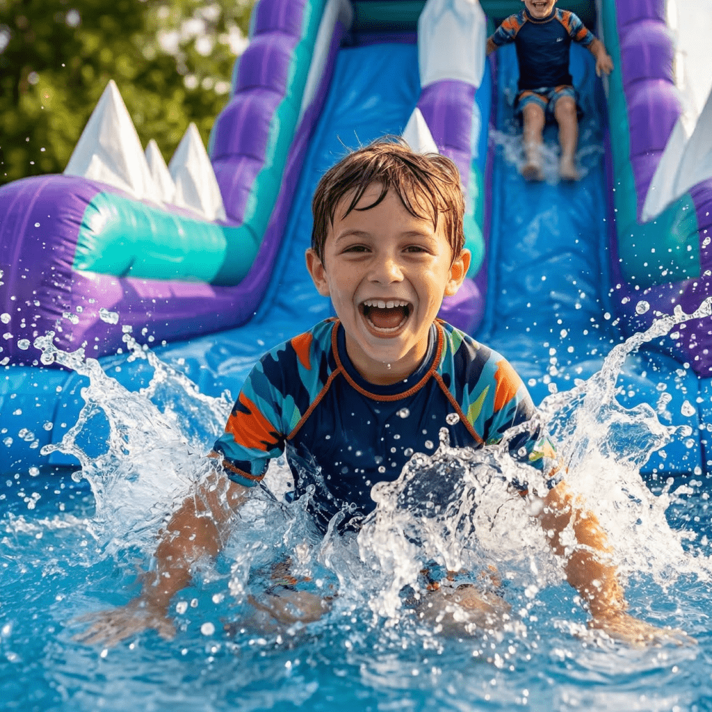 water slide rentals in lexington kentucky from backyard bounce ky
